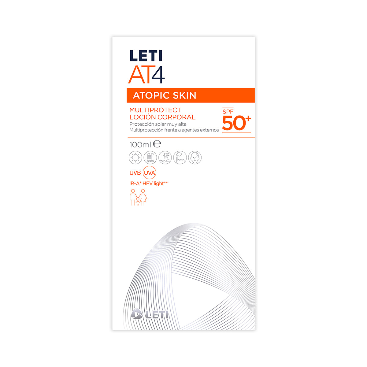 Protector Solar Multiprotección Leti AT4