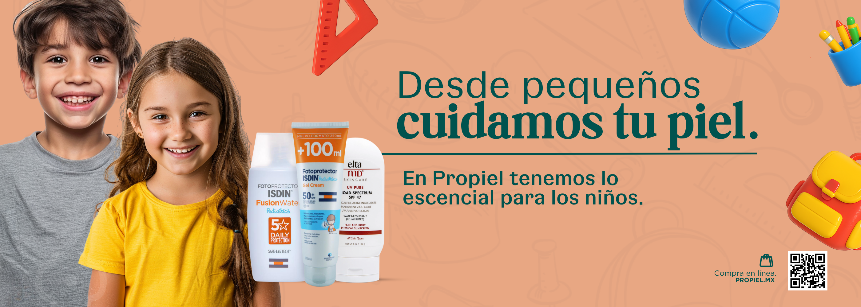 Productos escenciales para niños en Propiel