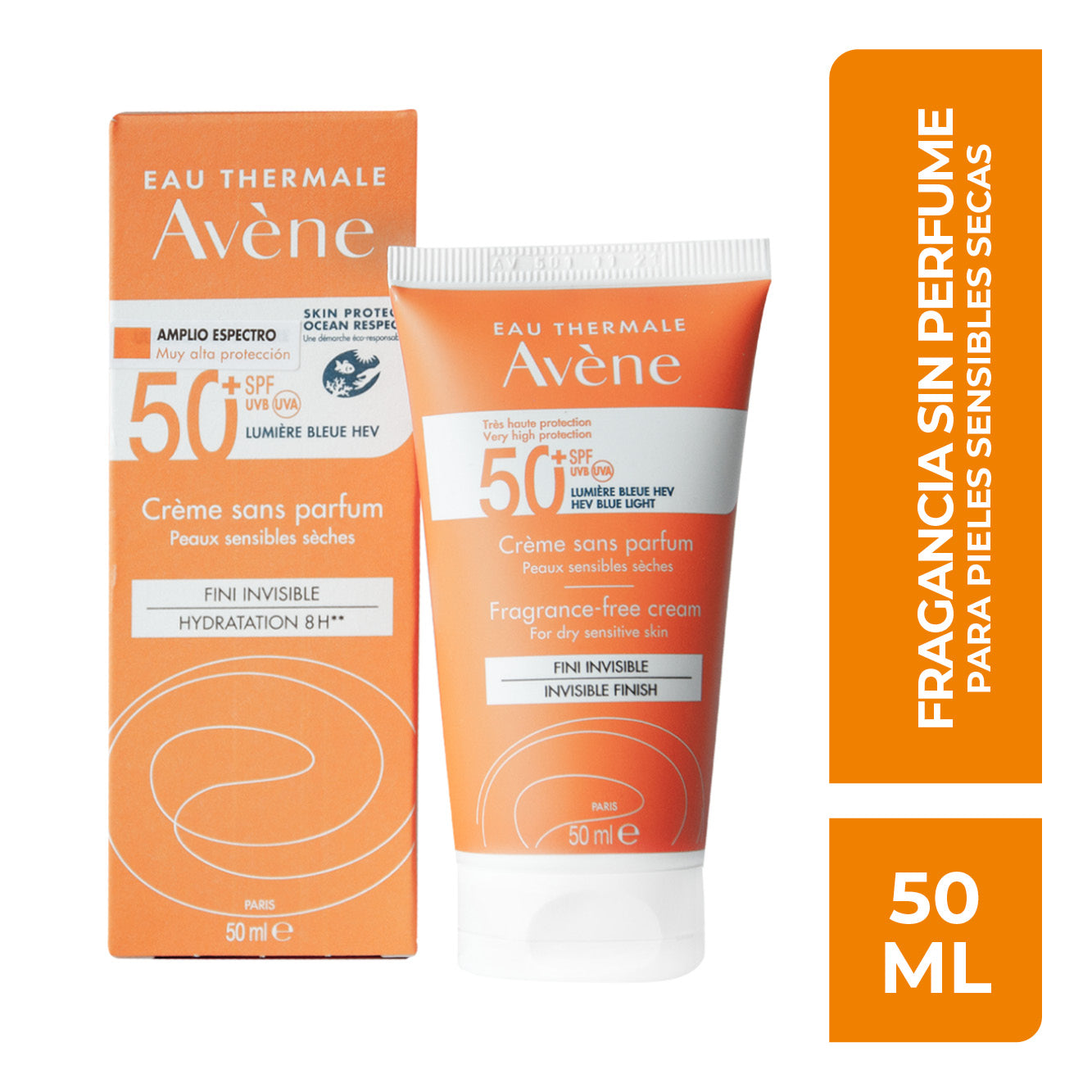 A-Crema Sin Color 50+ Ep 50 Ml