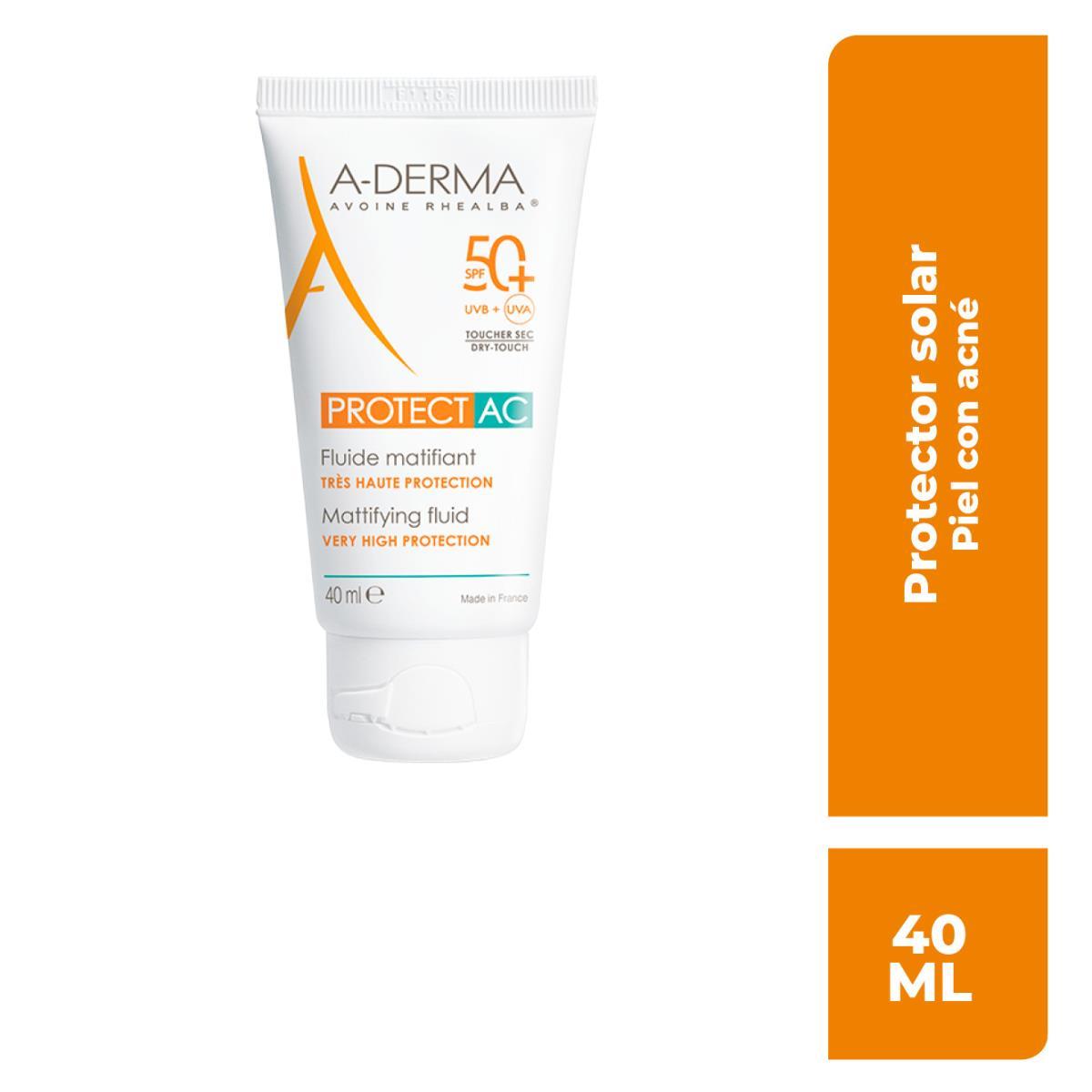 Protect Fluido Solar Facial Matificante Spf 50+ 40 Ml