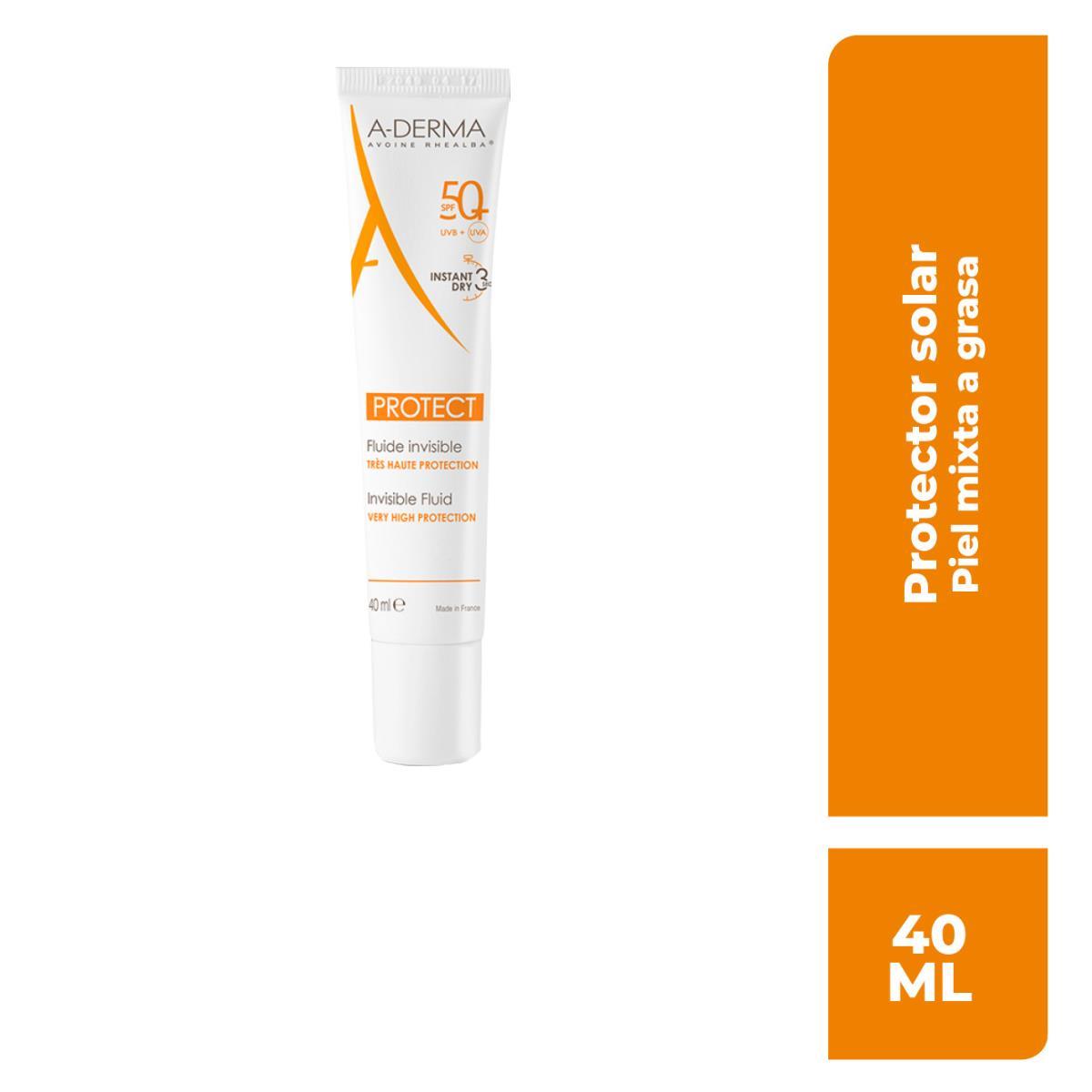 Protect Fluido Solar Invisible Para La Cara Spf 50+ 40 Ml