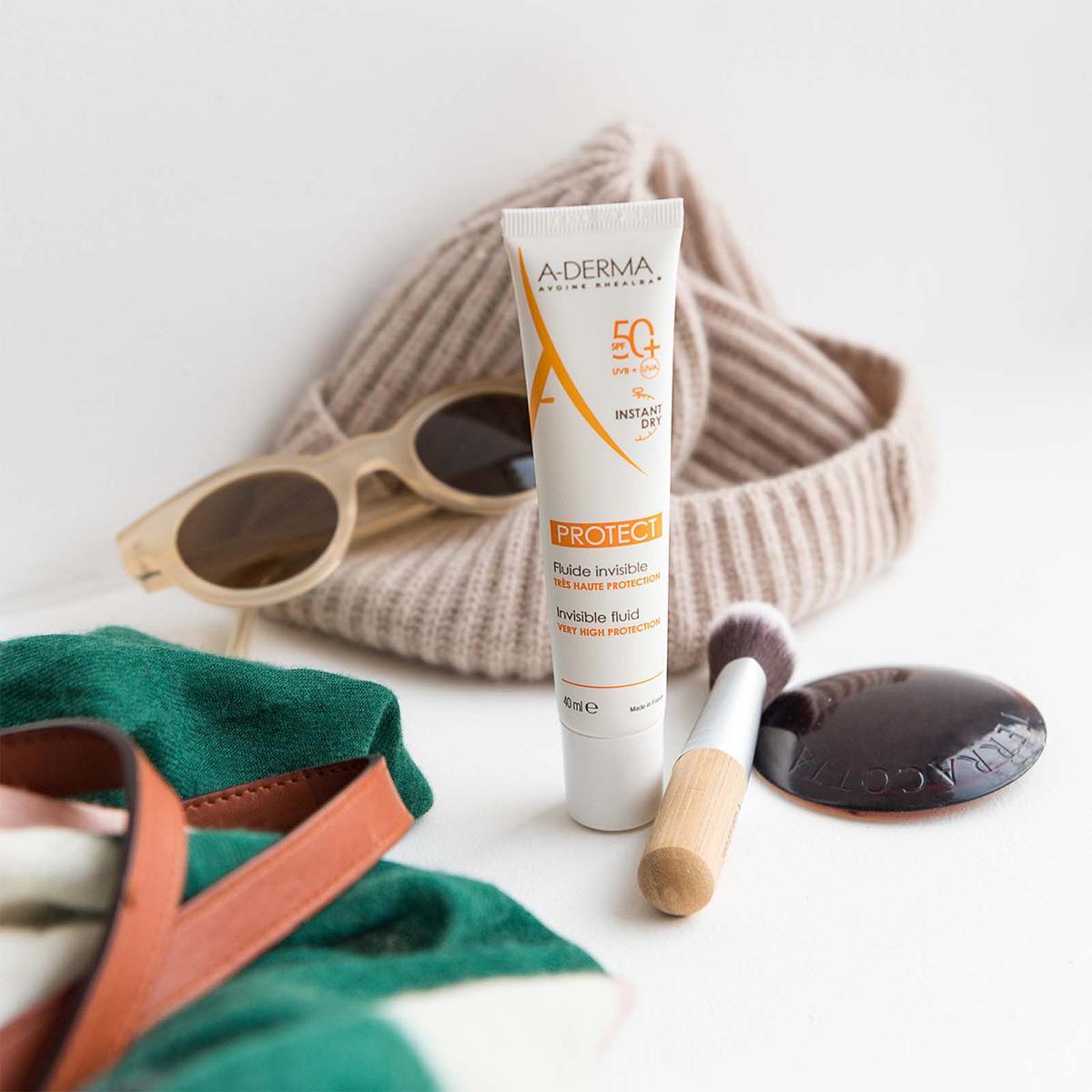 Protect Fluido Solar Invisible Para La Cara Spf 50+ 40 Ml