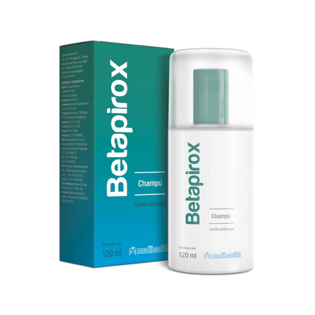 Betapirox Shampoo Loción 120 Ml