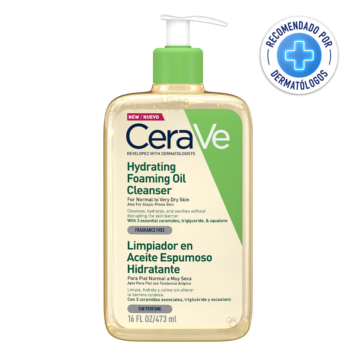 Cerave Limpiador En Aceite Espumoso Hidratante 473Ml