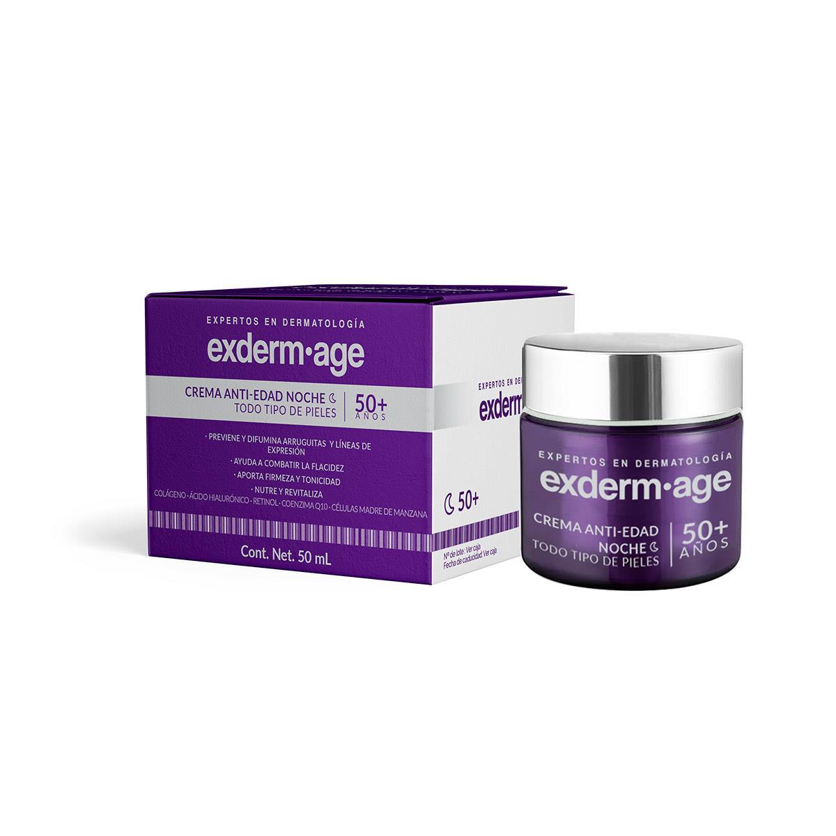 Exderm Age Crema De Noche 50 Años + 50Ml