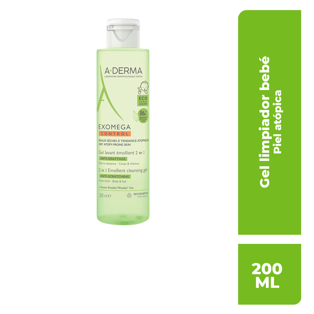 Exomega Control Gel De Bebé 200 Ml