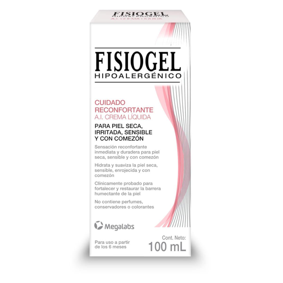 Fisiogel Ai Crema Liquida Cuidado Reconfortante 100Ml