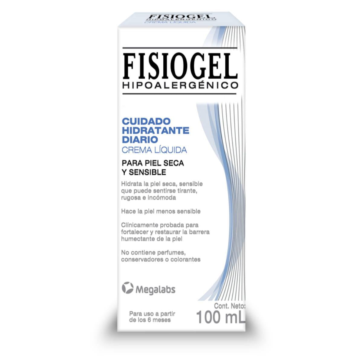 Fisiogel Crema Liquida Cuidado Hidratante 100Ml