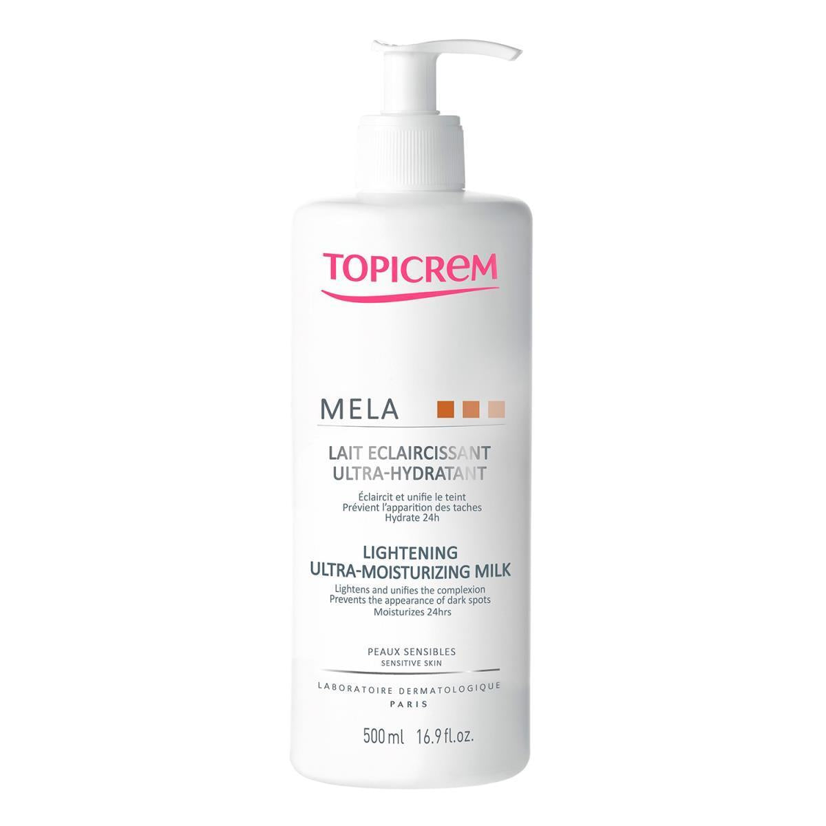 Mela Leche Aclarante Ultra-Hidratante 500 Ml.