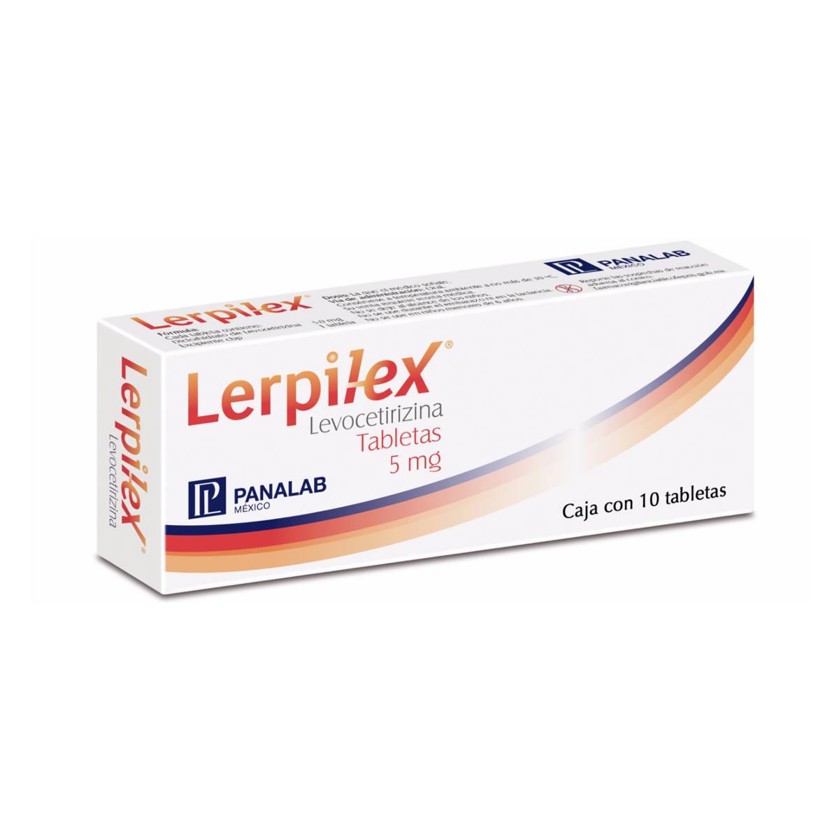 Lerpilex 5 Mg Caja Con 10 Tabletas
