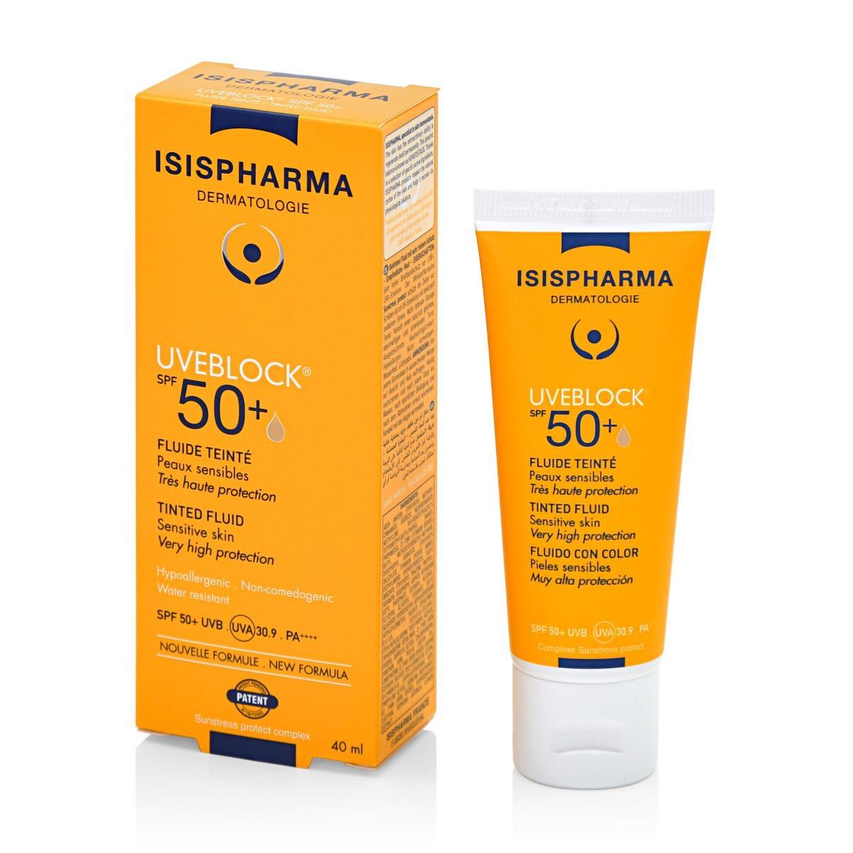 Uveblock Fps 50+ Fluido Con Color 40Ml