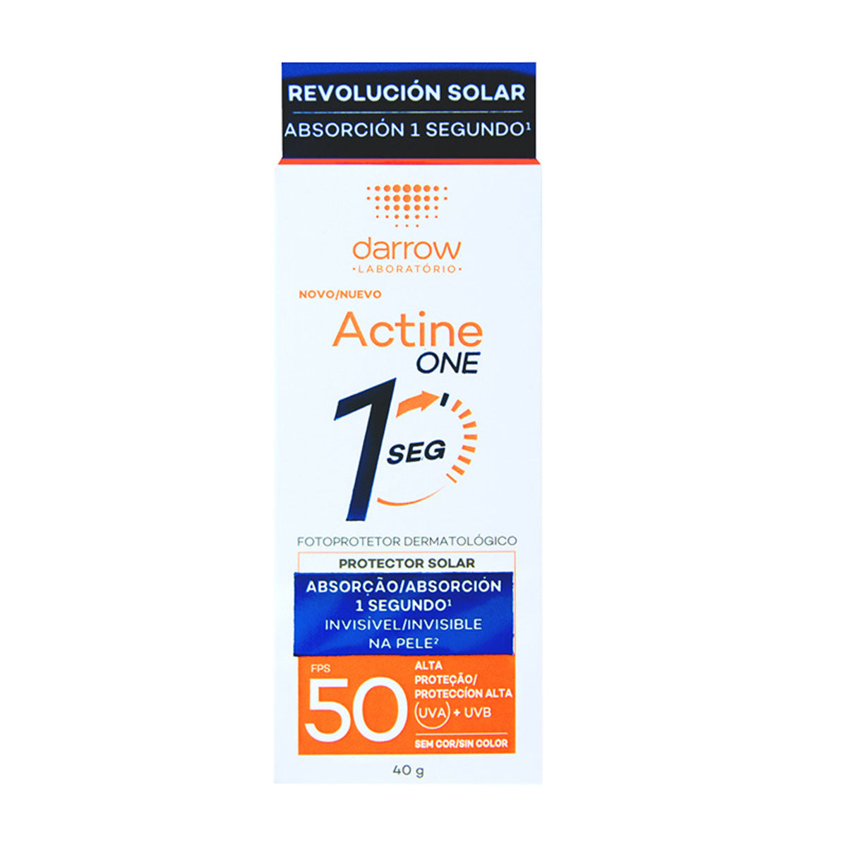 Actine One Fps Sin Color 40G