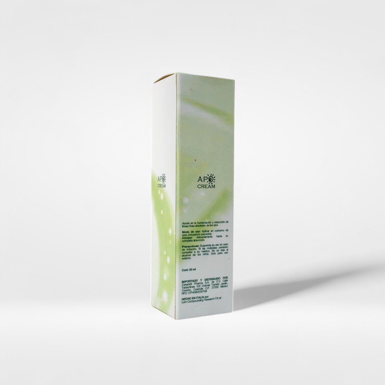 Apocream Crema Contorno de Ojos con Ácido Hialurónico y Colágeno 30ml