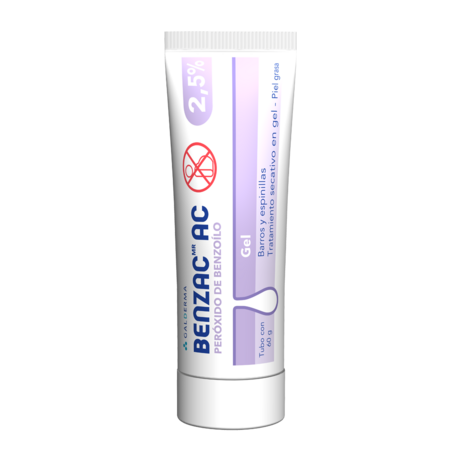 Benzac Ac Gel 2.5% Tubo 60 G