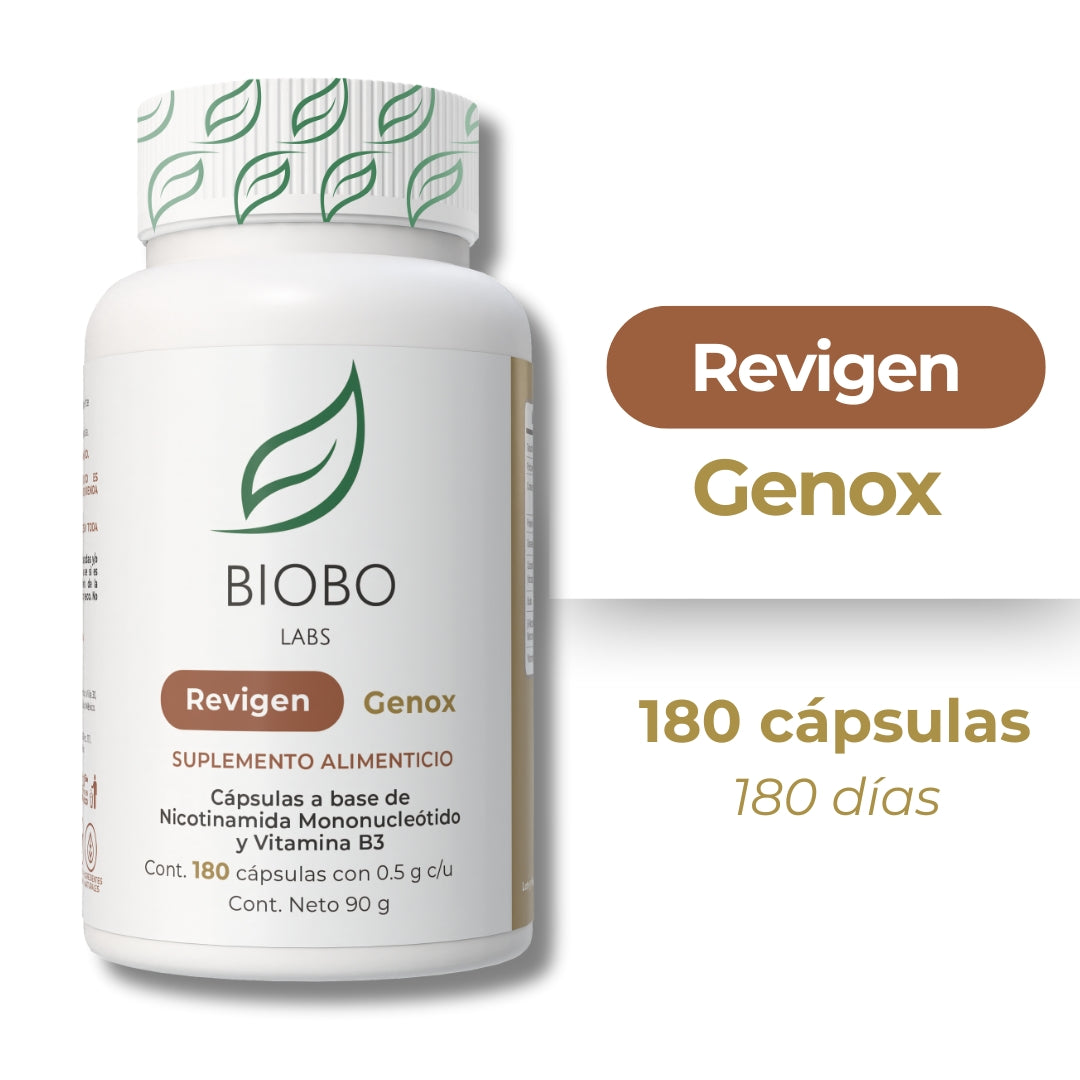 Revigen Genox 180 Caps 500 Mg Vegetal