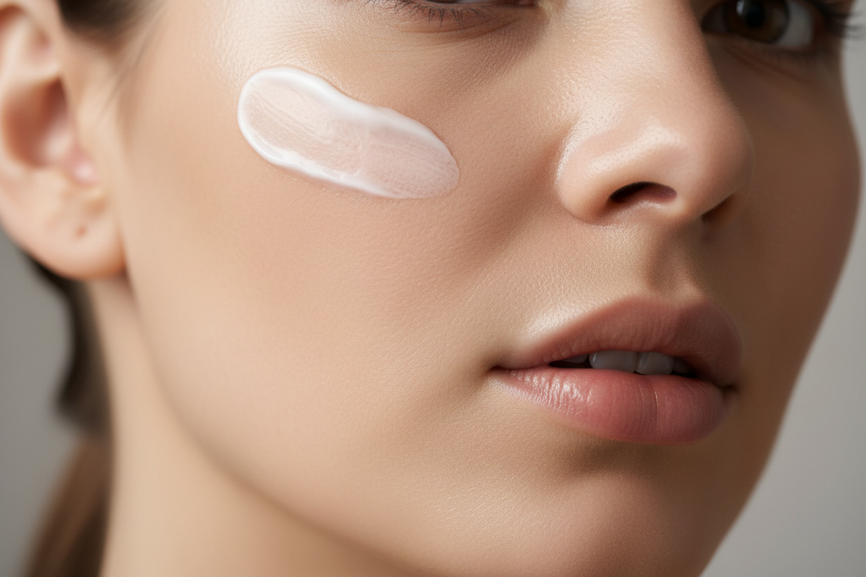 sin las gotas de agua, y agregar en la mejilla crema 