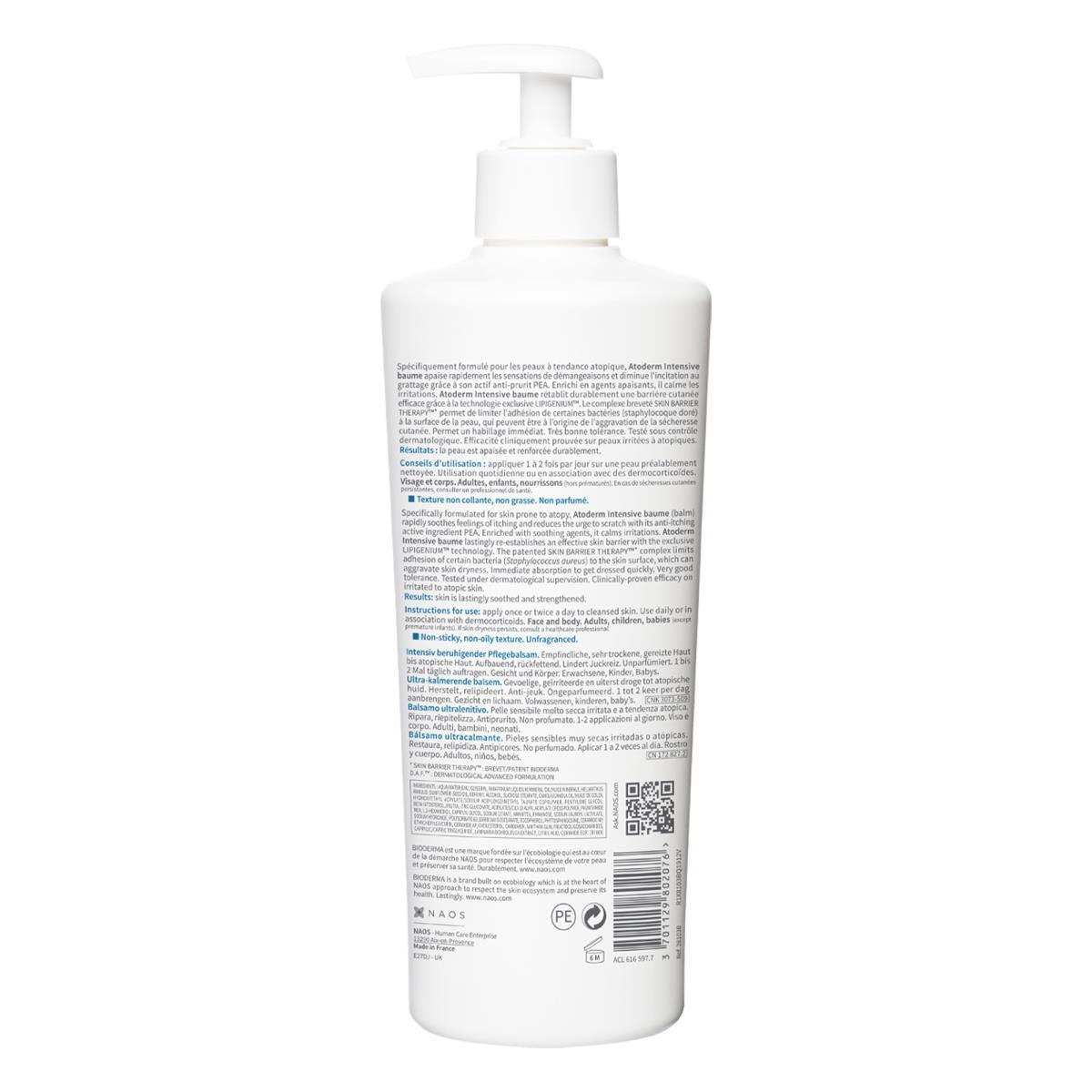 Atoderm Intensive Bálsamo 500 Ml