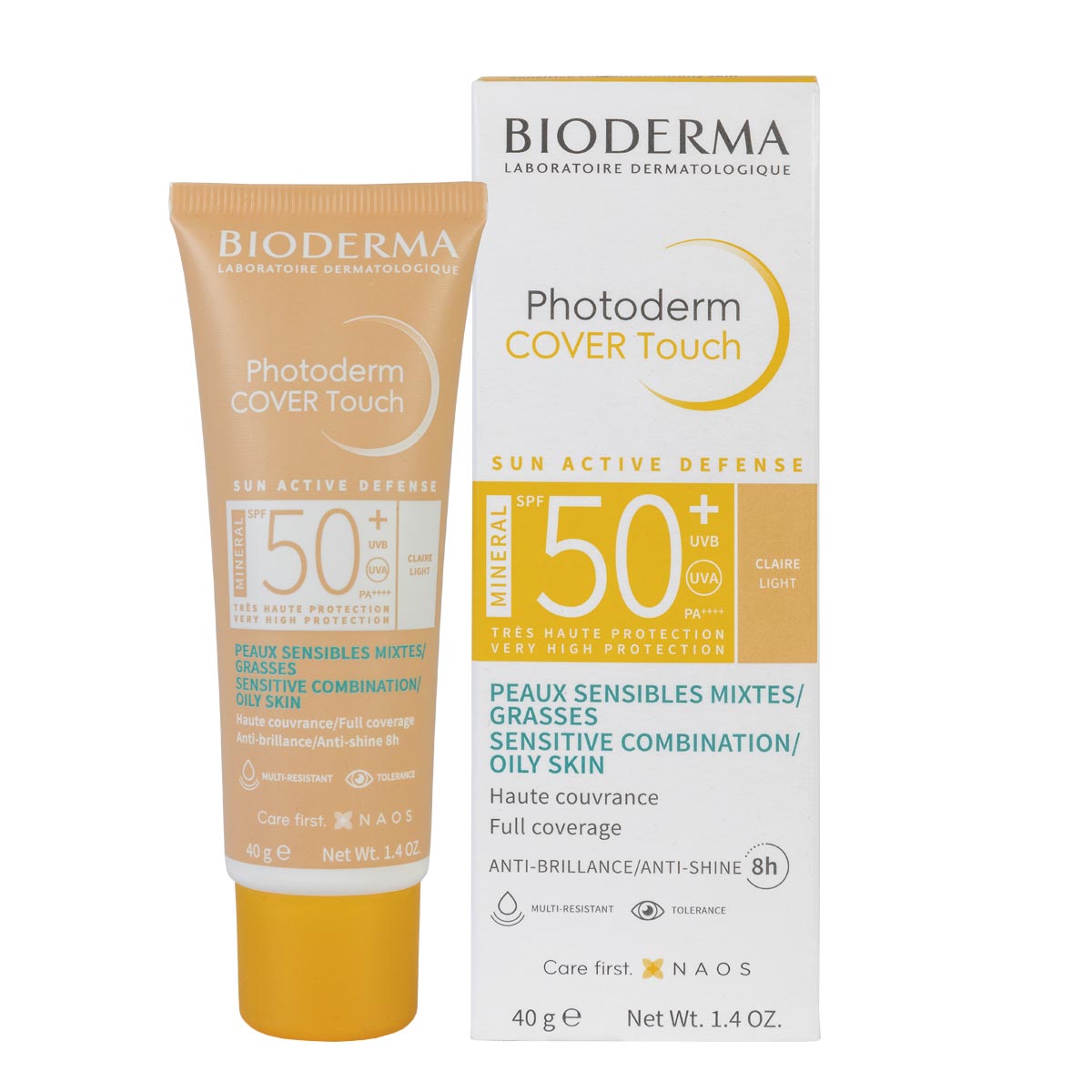 Photoderm Cover Touch Mineral Fps 50+ Claro 40 Ml