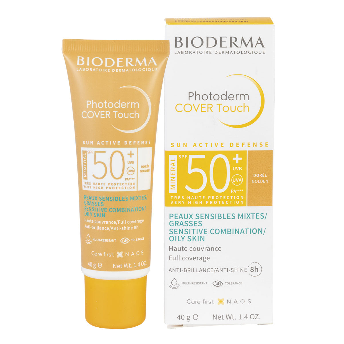 Photoderm Cover Touch Mineral Fps 50+ Dorado 40 Ml
