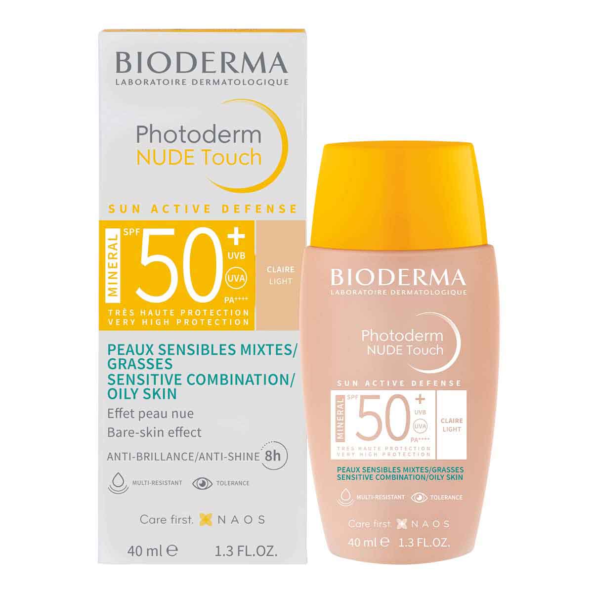 Photoderm Nude Touch Fps 50+ Tono Claro 40 Ml