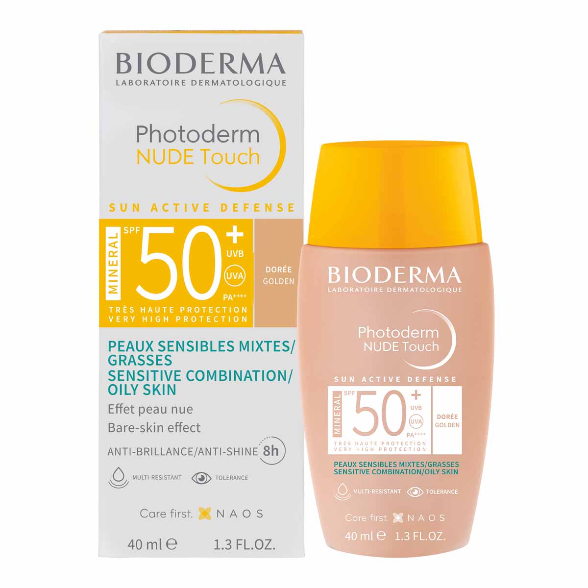 Photoderm Nude Touch Fps 50+ Tono Dorado 40 Ml