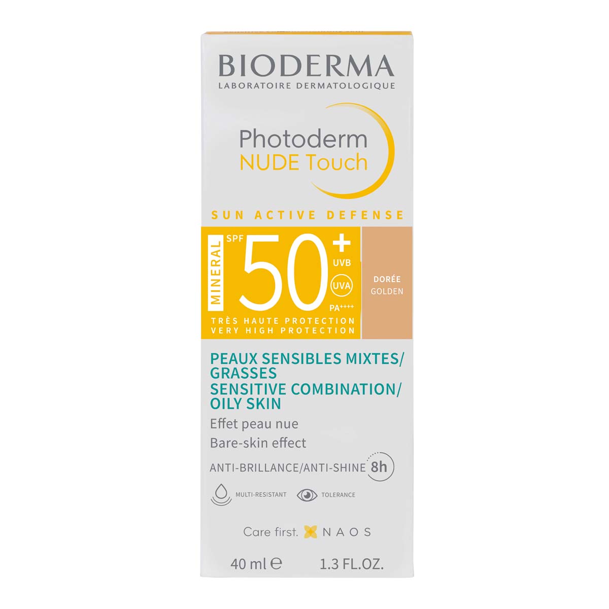 Photoderm Nude Touch Fps 50+ Tono Dorado 40 Ml