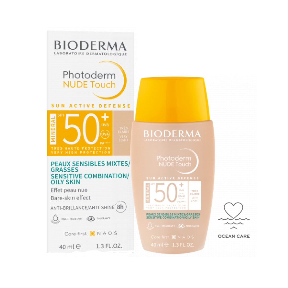 Photoderm Nude Touch Fps 50+ Tono Muy Claro 40 Ml
