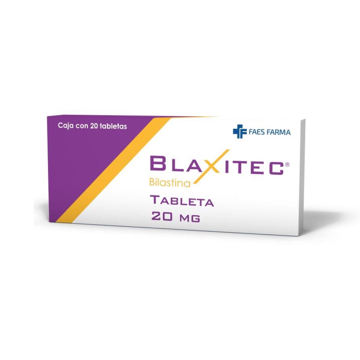 Blaxitec® 20 Mg Con 20 Tabletas