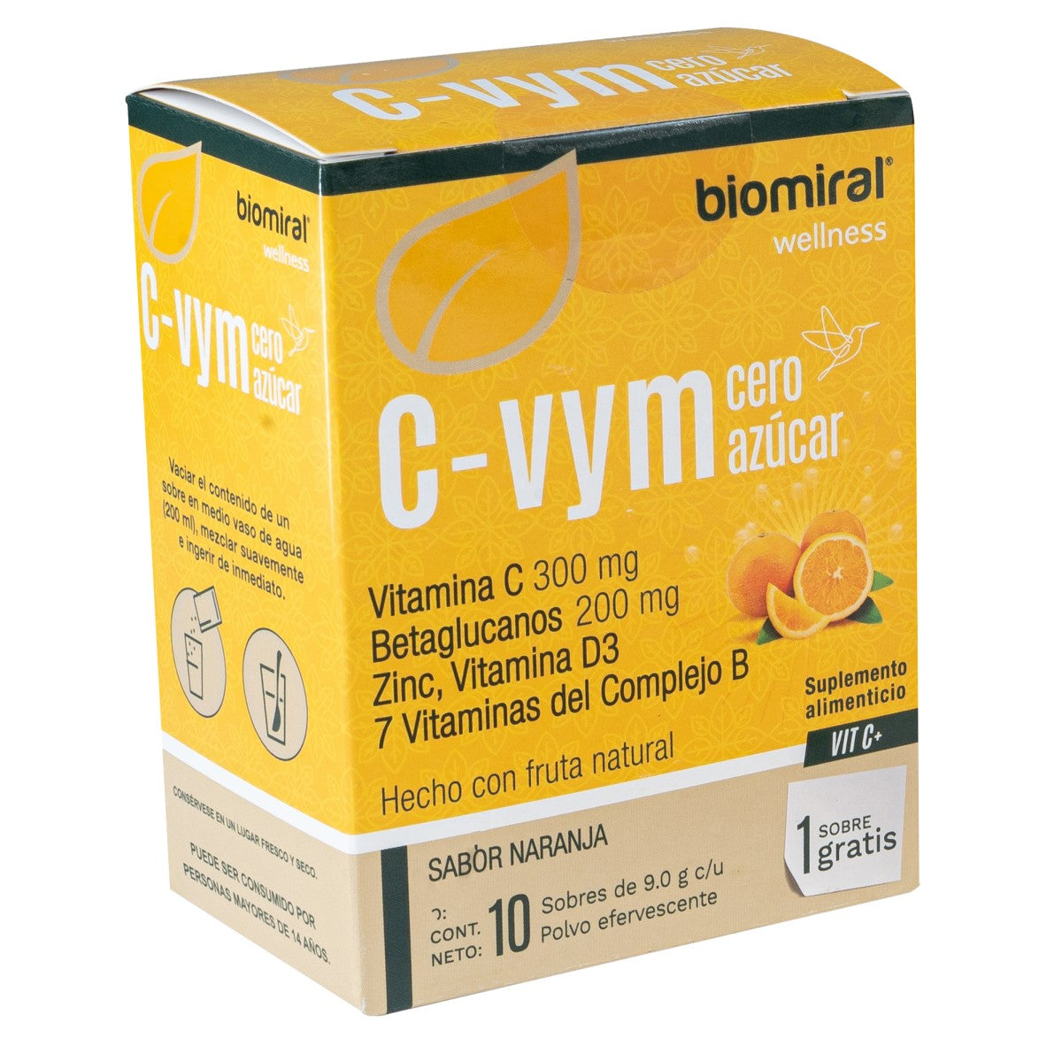 C-Vym Cero Caja C/10 Sobres 9G C/U