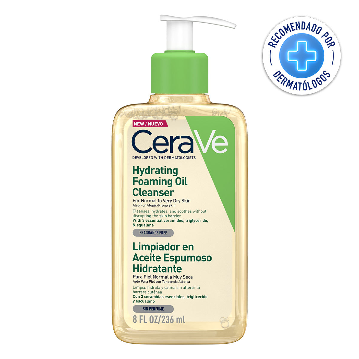 Cerave Limpiador En Aceite Espumoso Hidratante 236Ml