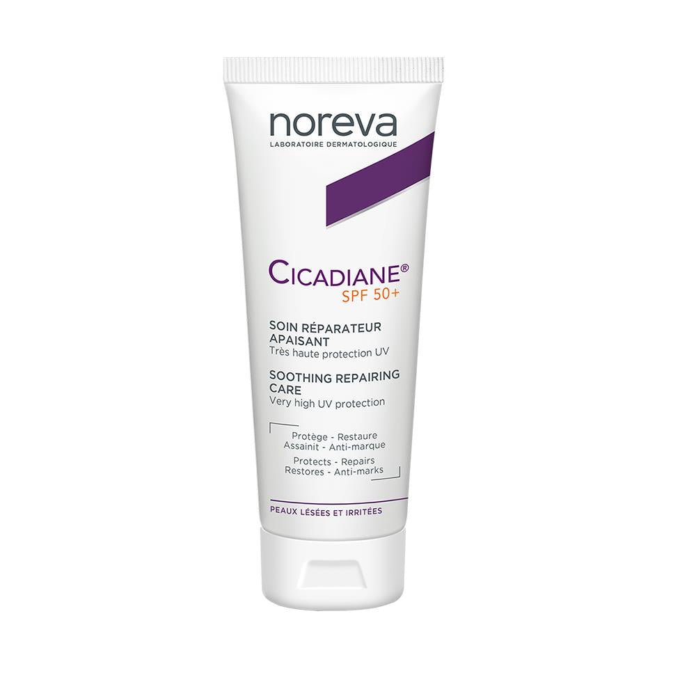 Cicadiane Crema Protectora Solar Calmante Reparadora Fps 50+ 40 Ml
