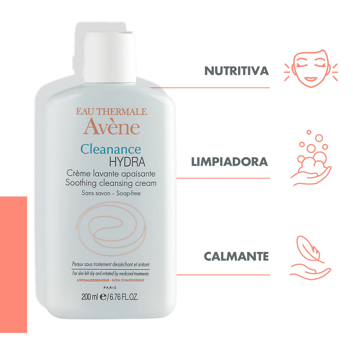 Cleanance Hydra Crema Limpiadora Calmante 200 Ml
