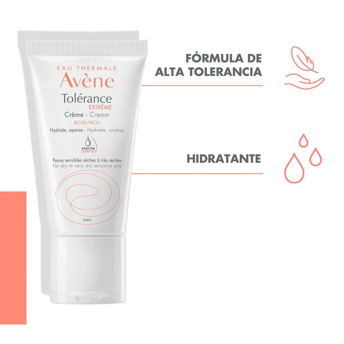 Crema Hidratante De Tolerancia Extrema 50 Ml