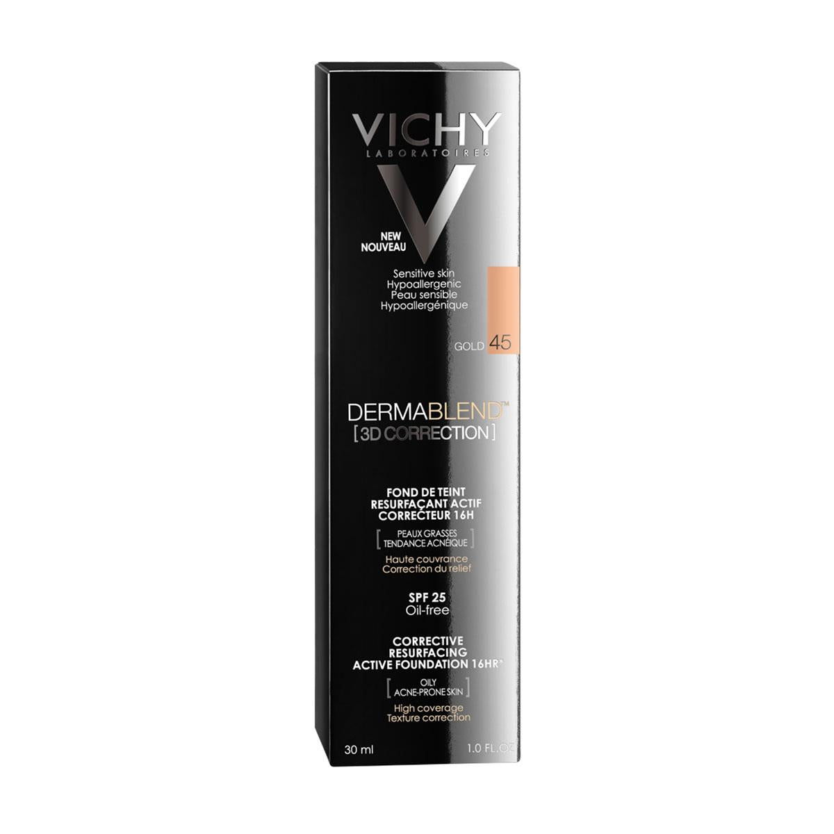 Dermablend 3D Maquillaje Fluido 45 Gold 30 Ml
