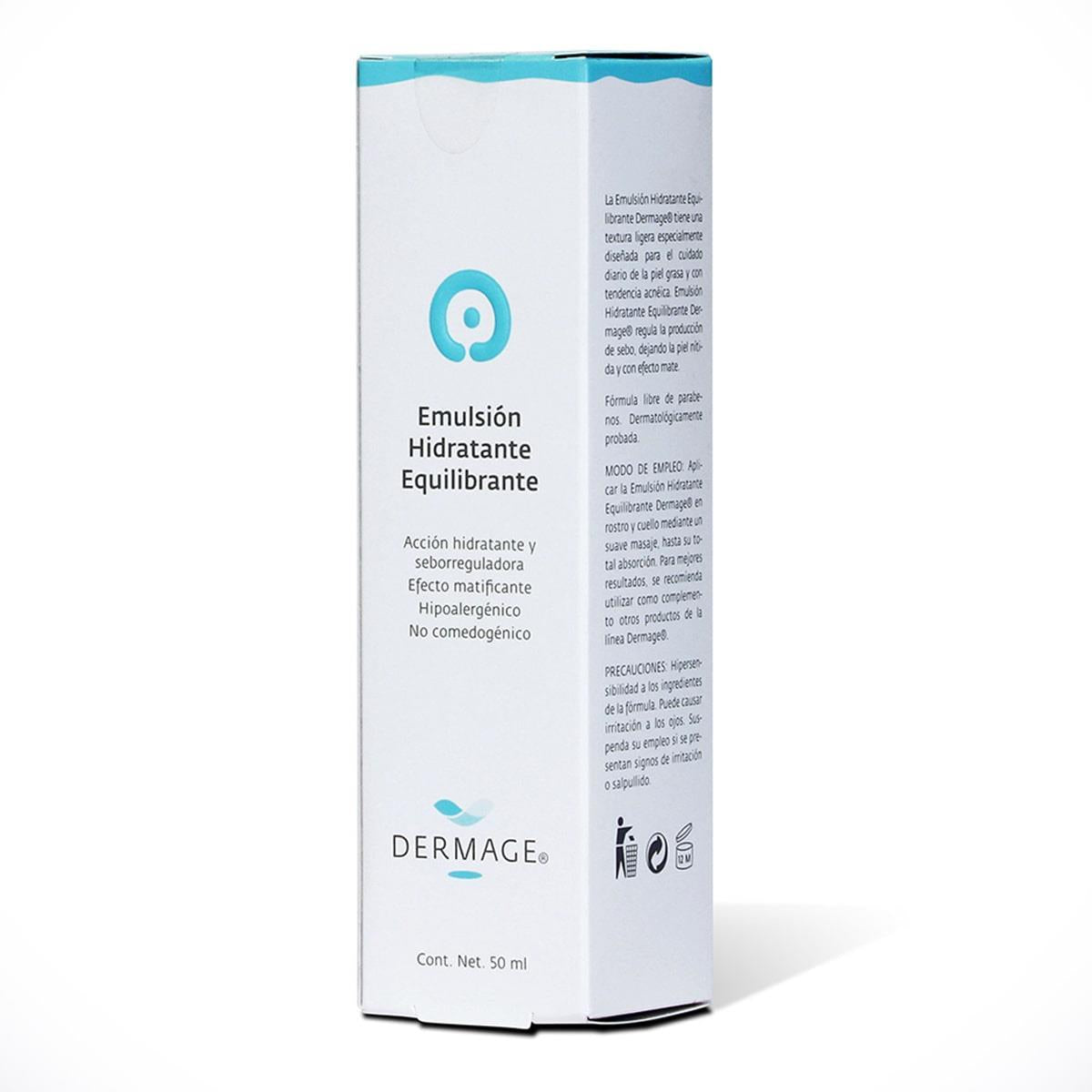 Dermage Emulsión Hidrante Equilibrante Botella 50 Ml