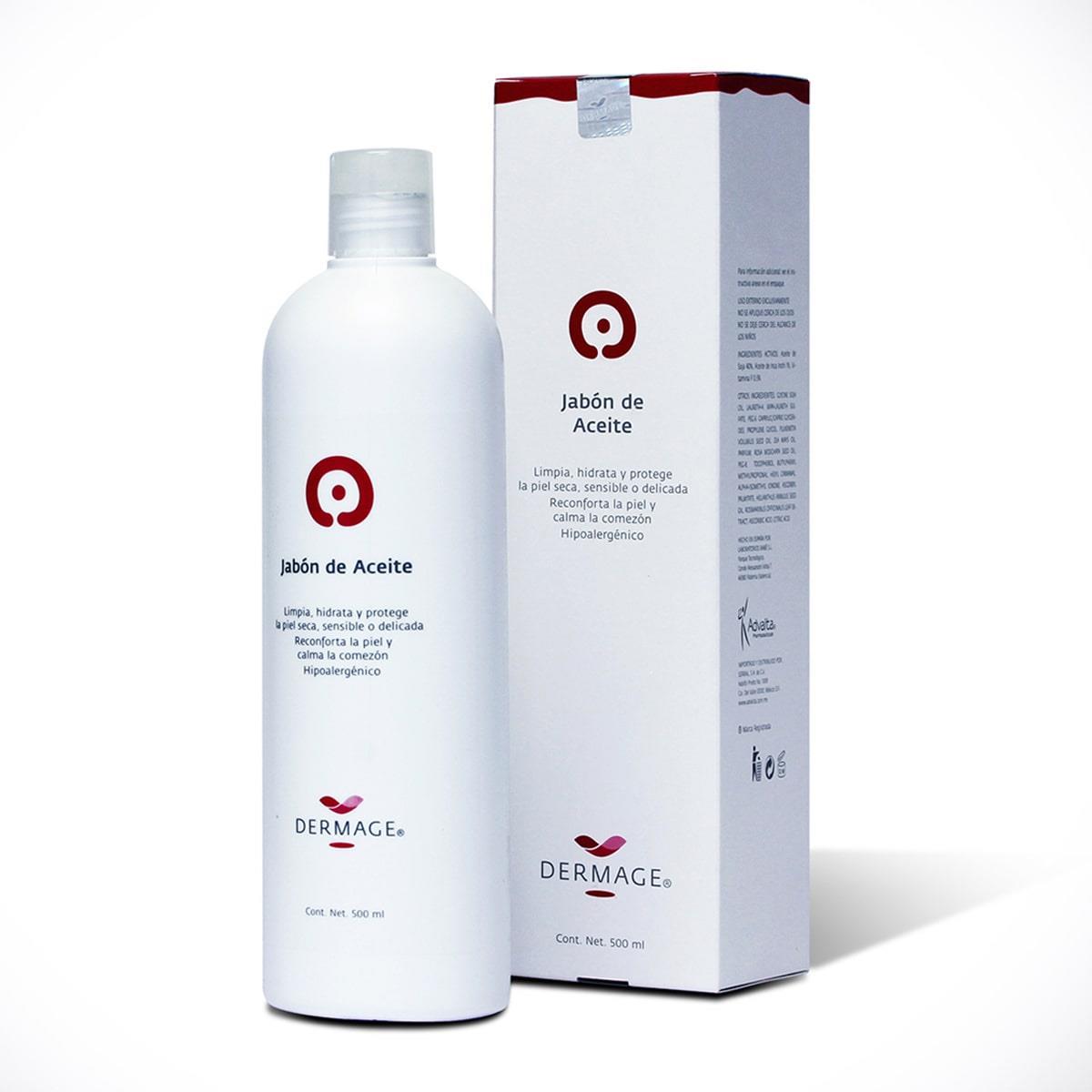 Dermage Jabón De Aceite Botella 500 Ml