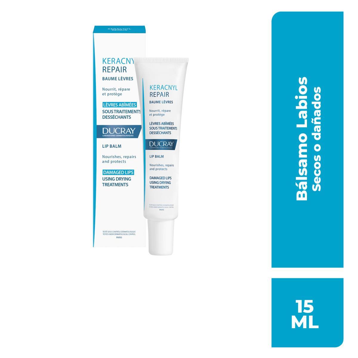Keracnyl Bálsamo Labial Reparador Para Daños Por Tratamientos Orales De Acné 15Ml