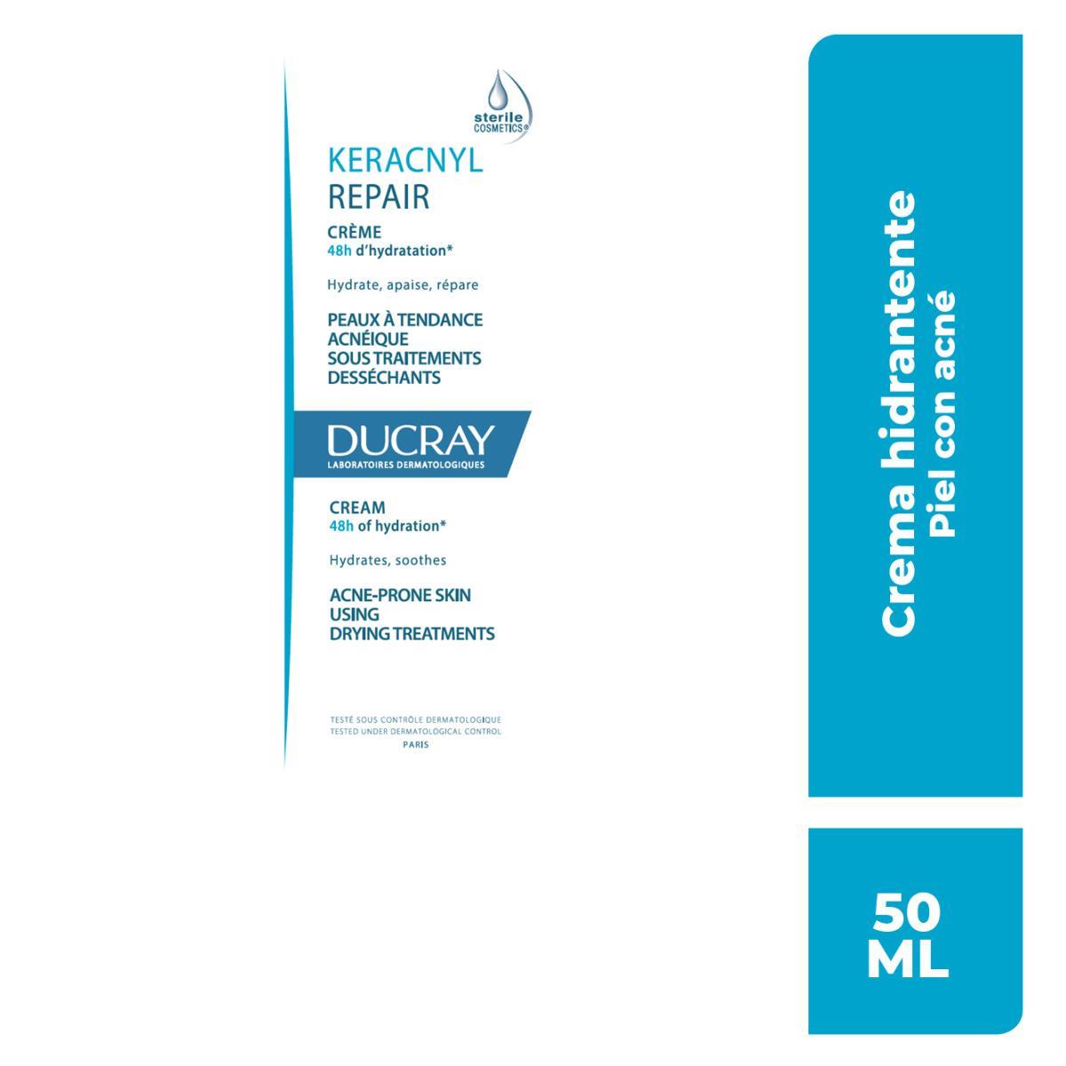 Keracnyl Crema Facial Contra Sequedad Inducida Por Tratamientos Orales Del Acné 50 Ml