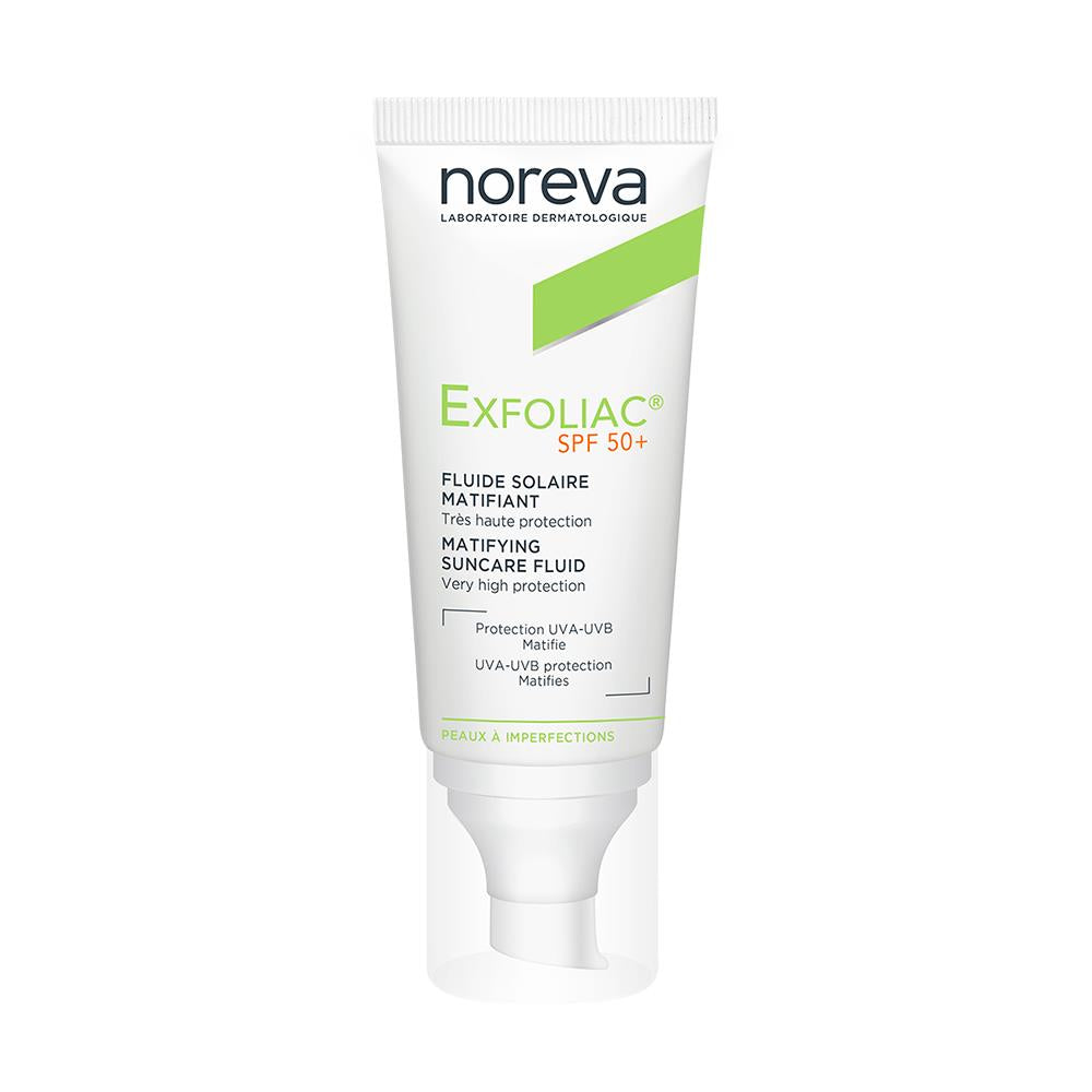 Exfoliac Fluido Solar Matificante Purificante Fps 50+ 40 Ml