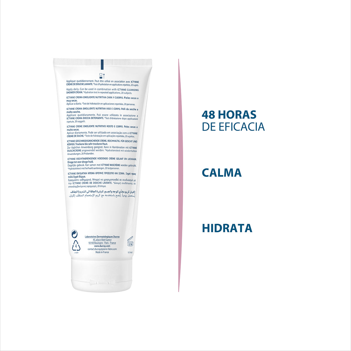 Ictyane Crema Emoliente Nutritiva 200 Ml