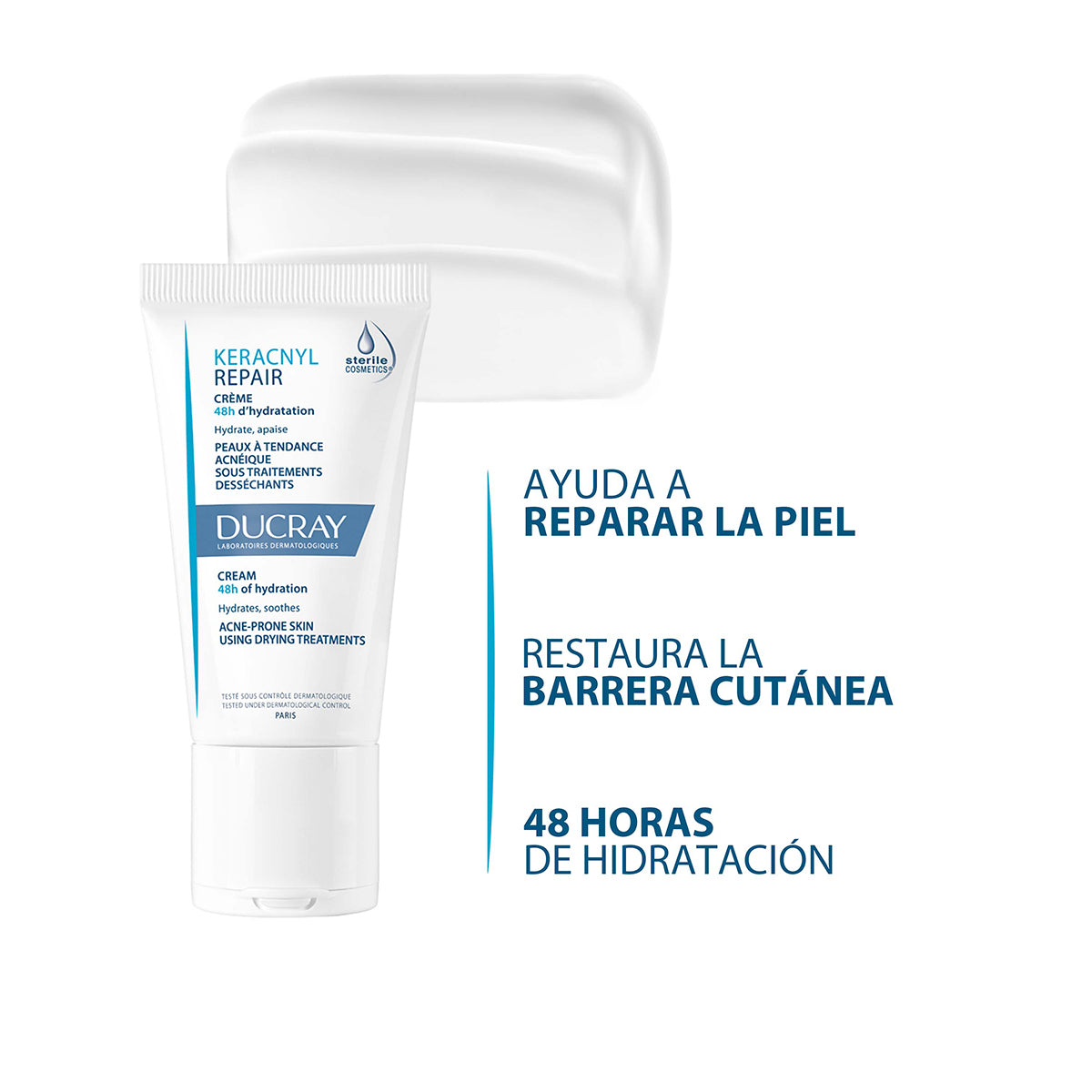 Keracnyl Crema Facial Contra Sequedad Inducida Por Tratamientos Orales Del Acné 50 Ml