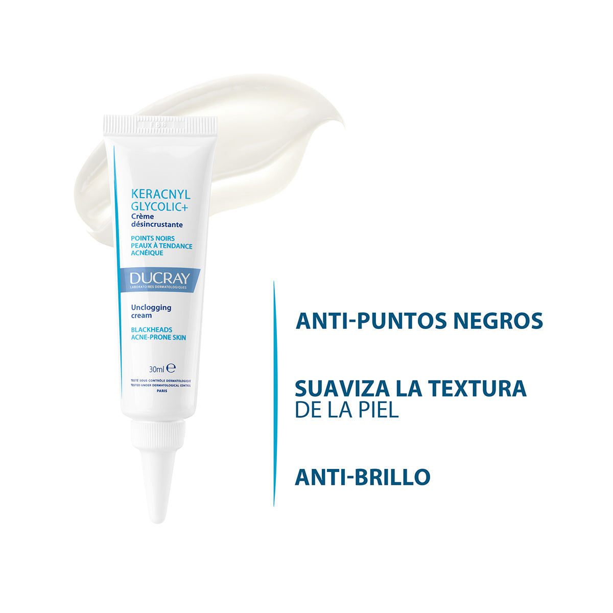 Keracnyl Glycolic+ Crema Desincrustante 30 Ml