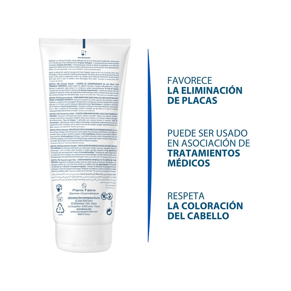Kertyol P.S.O. Shampoo Auxiliar De Tratamiento Reequilibrante Anti Comezón 200 Ml