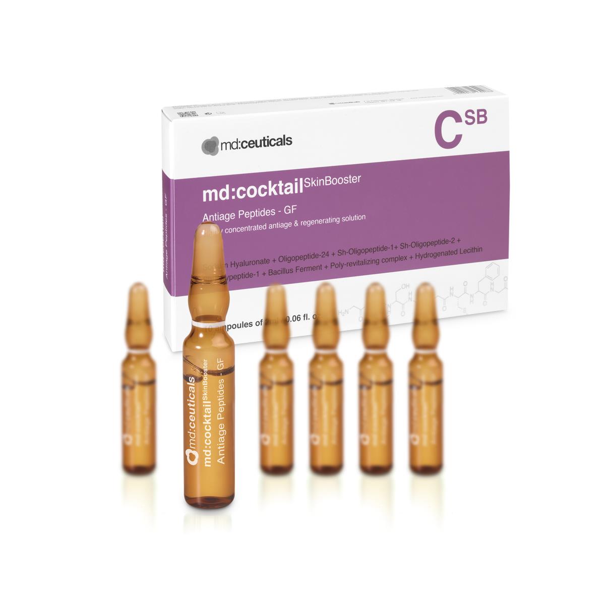 Md Ceuticals Md Cocktail Skin Booster Antiage Peptides Gf