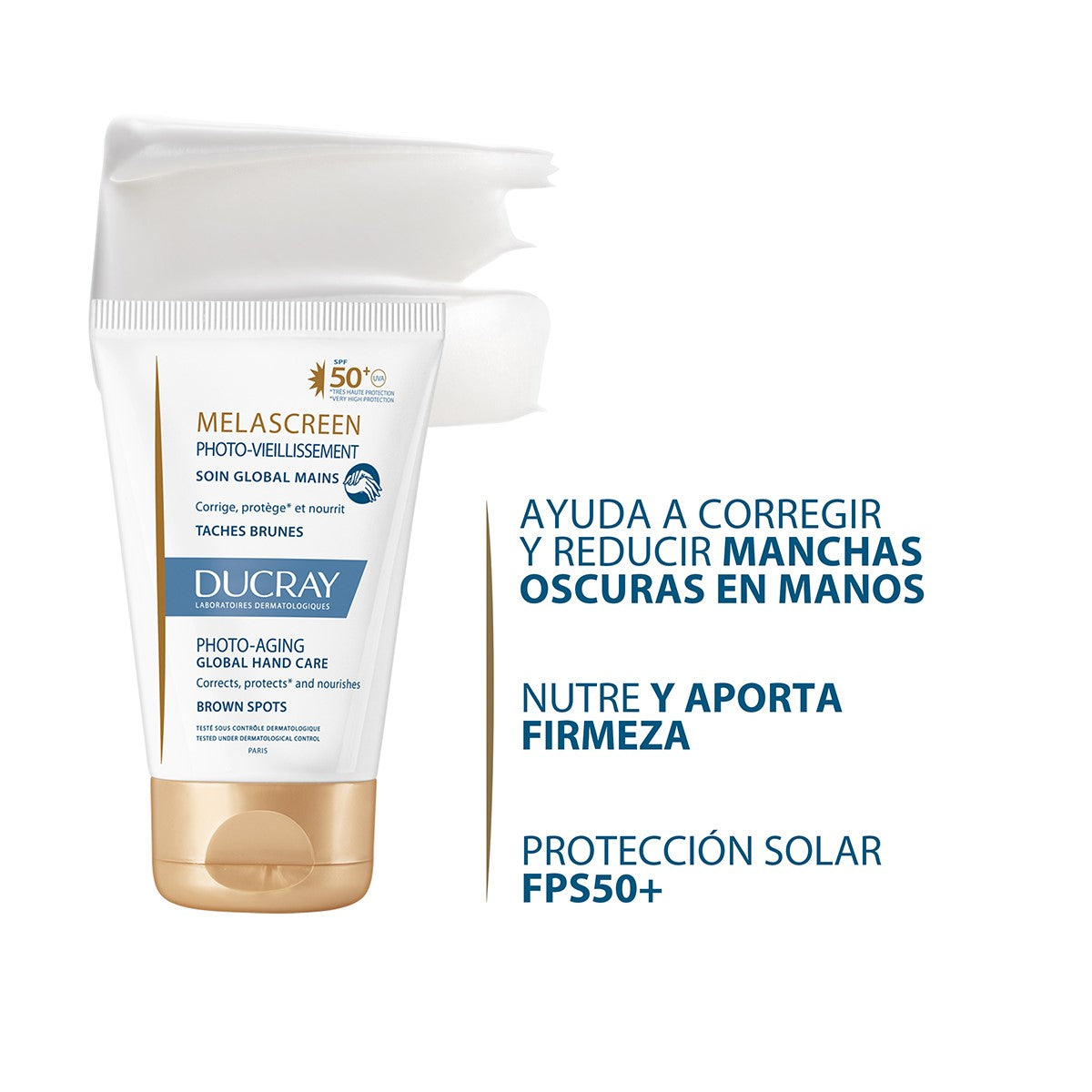 Melascreen Crema De Manos Anti Manchas Anti Fotoenvejecimiento Spf 50+ 50 Ml