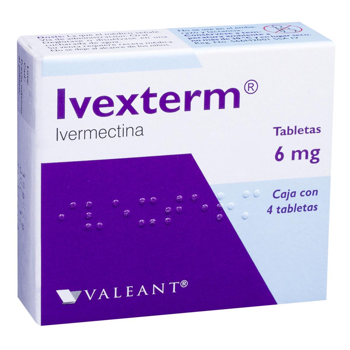 Ivexterm Tab Orl 6Mg C/4 Vta