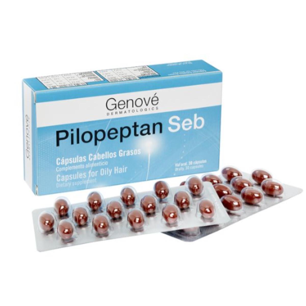 Pilopeptan Seb 30 Cápsulas