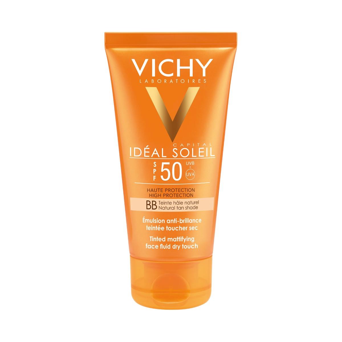 Ideal Soleil Bb Toque Seco Con Tinte Fps 50+ 50 Ml