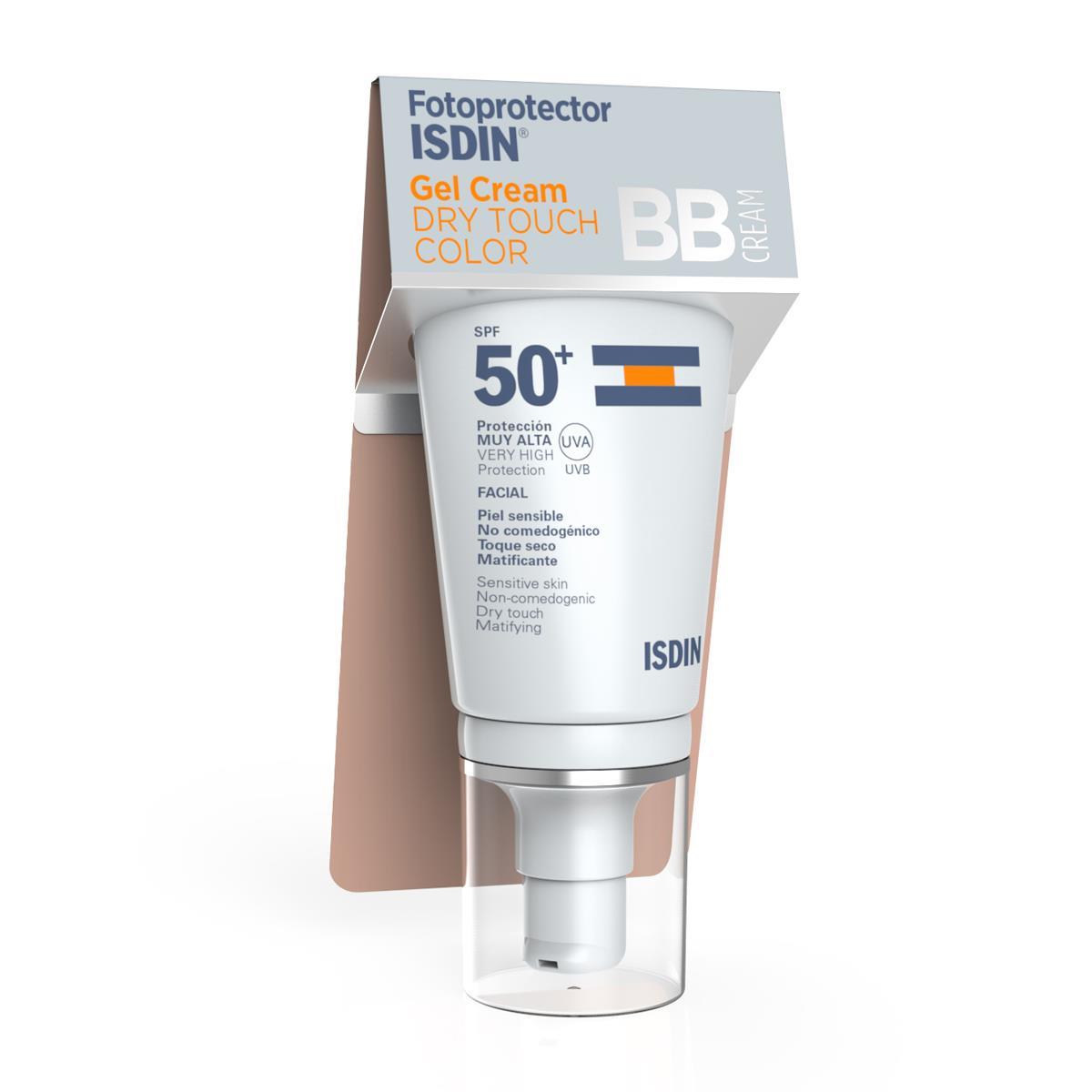 Fotoprotector Isdin Gel Cream Dry Touch Color 50+ 50Ml
