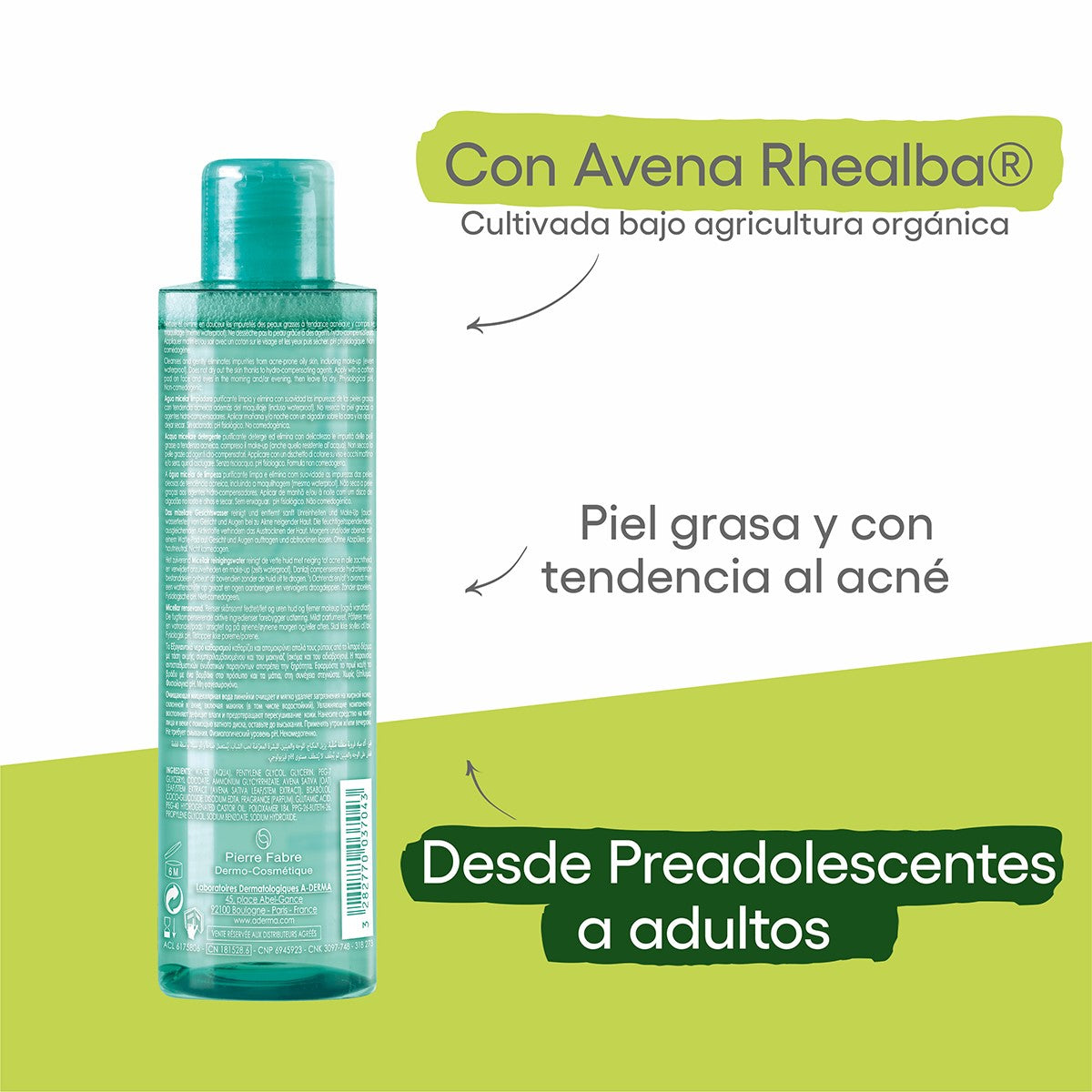 Phys-Ac Agua Micelar Limpiadora Purificante 200 Ml